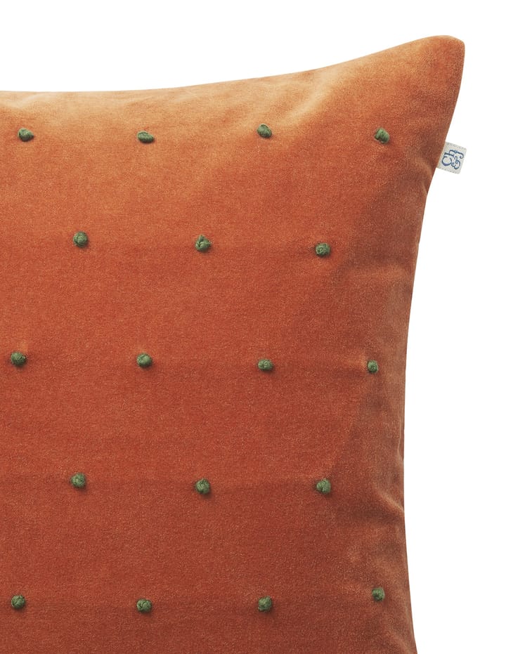 Funda de cojín Roma 50x50 cm, Terracotta-forest green Chhatwal & Jonsson