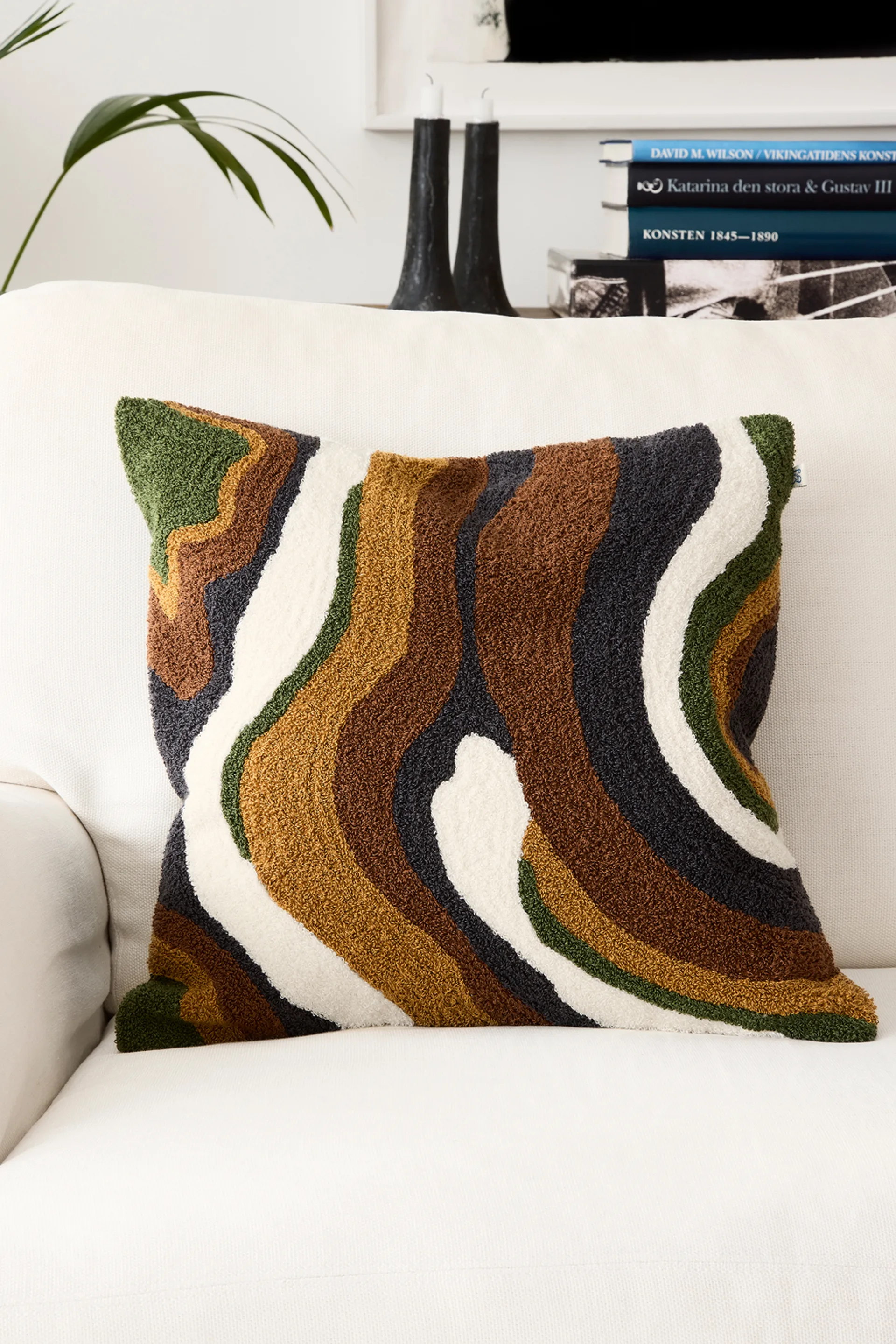 Funda de cojín Sagar 50x50 cm, Cognac-masala Chhatwal & Jonsson