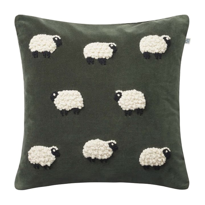 Funda de cojín Sheep 50x50 cm - Forest green - Chhatwal & Jonsson