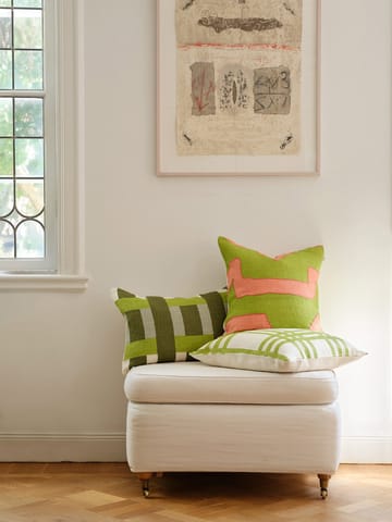 Funda de cojín Sikkim 50x50 cm - Rose-lime - Chhatwal & Jonsson