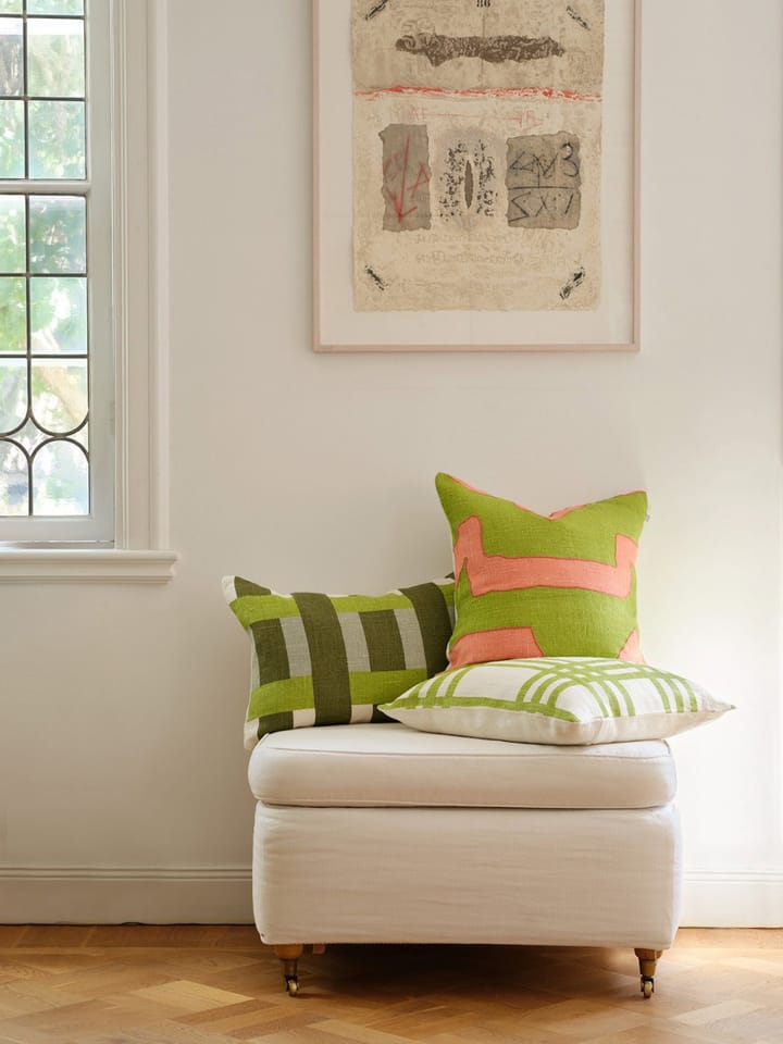 Funda de cojín Sikkim 50x50 cm, Rose-lime Chhatwal & Jonsson