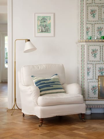 Funda de cojín Stripe Asis 40x60 cm - Heaven blue-aqua-off white - Chhatwal & Jonsson