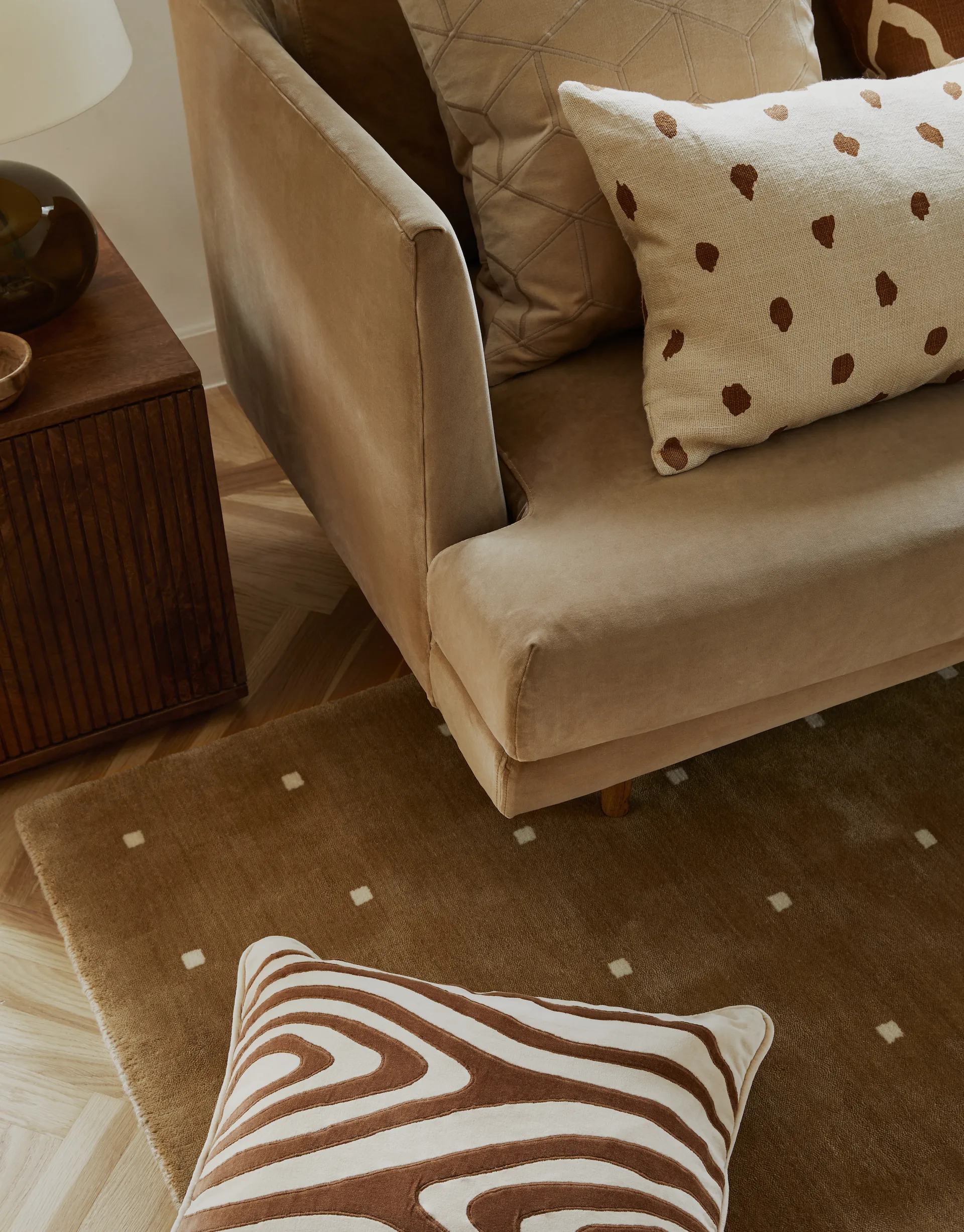 Funda de cojín Vir 50x50 cm, Beige Chhatwal & Jonsson