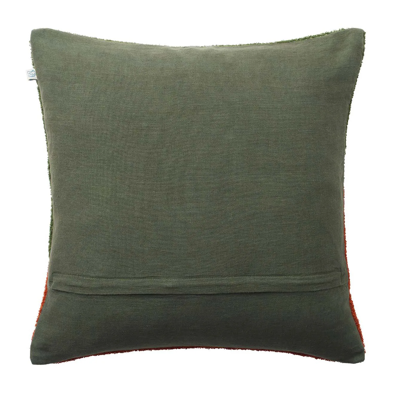 Funda de cojín Yogi 50x50 cm, Forest green-terracotta Chhatwal & Jonsson