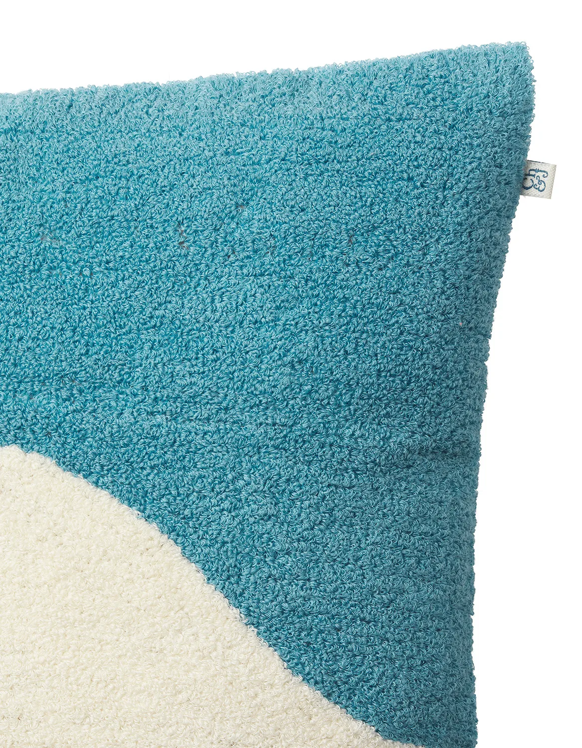 Funda de cojín Yogi 50x50 cm, Heaven blue-off white Chhatwal & Jonsson