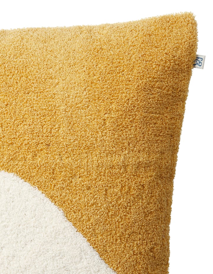 Funda de cojín Yogi 50x50 cm, Spicy yellow-off white Chhatwal & Jonsson