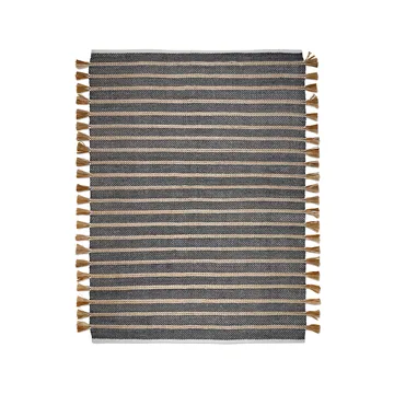 Alfombra Cyin - Negro/yute, 170x230 cm - Classic Collection