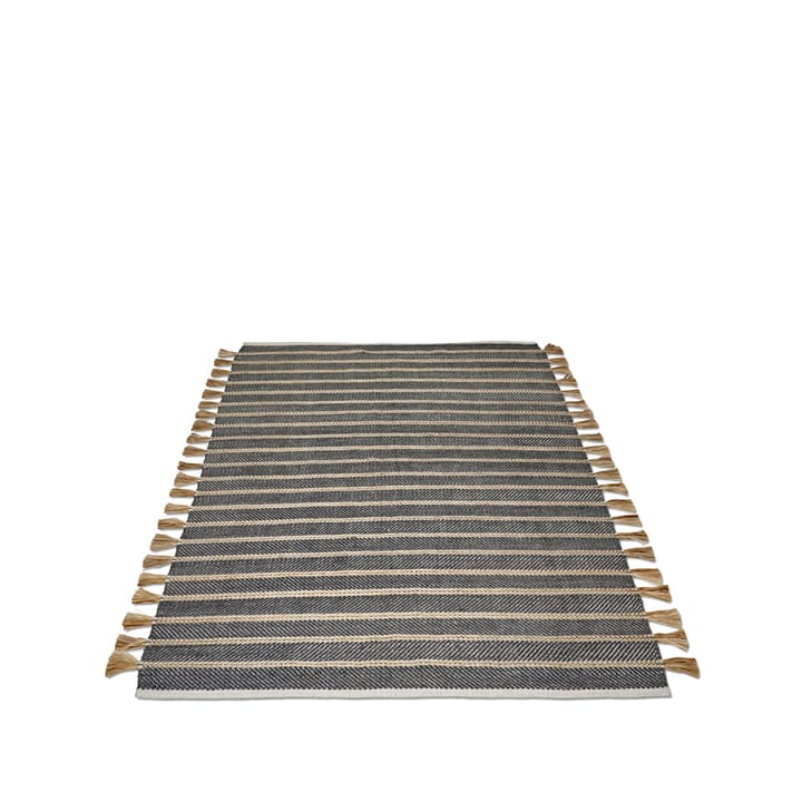 Alfombra Cyin, Negro/yute, 170x230 cm Classic Collection
