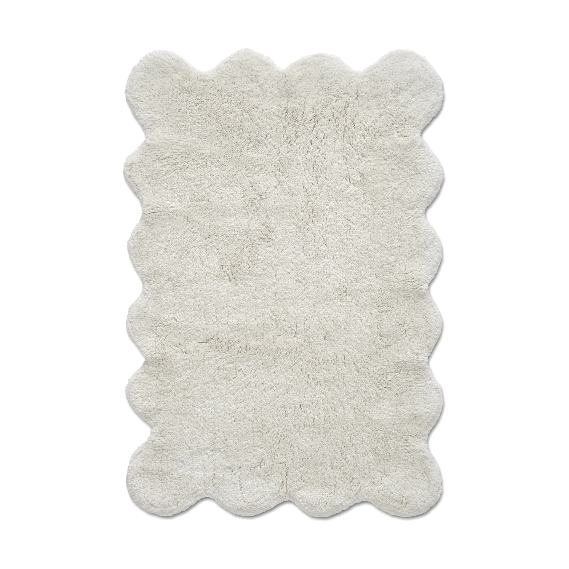 Alfombra de baño Clam 60x90 cm, Blanco Classic Collection