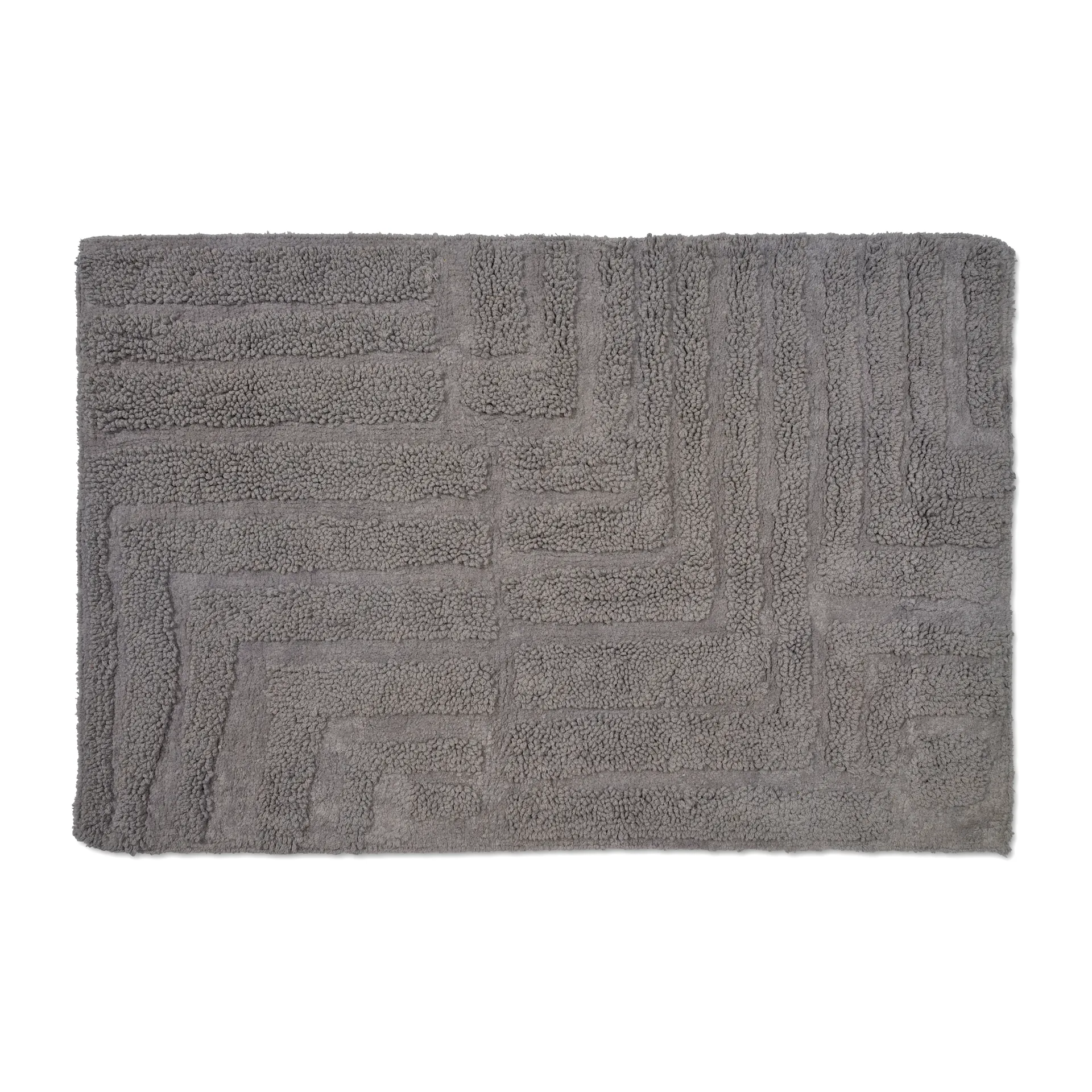 Alfombra de baño Field 60x90 cm, Grey Classic Collection