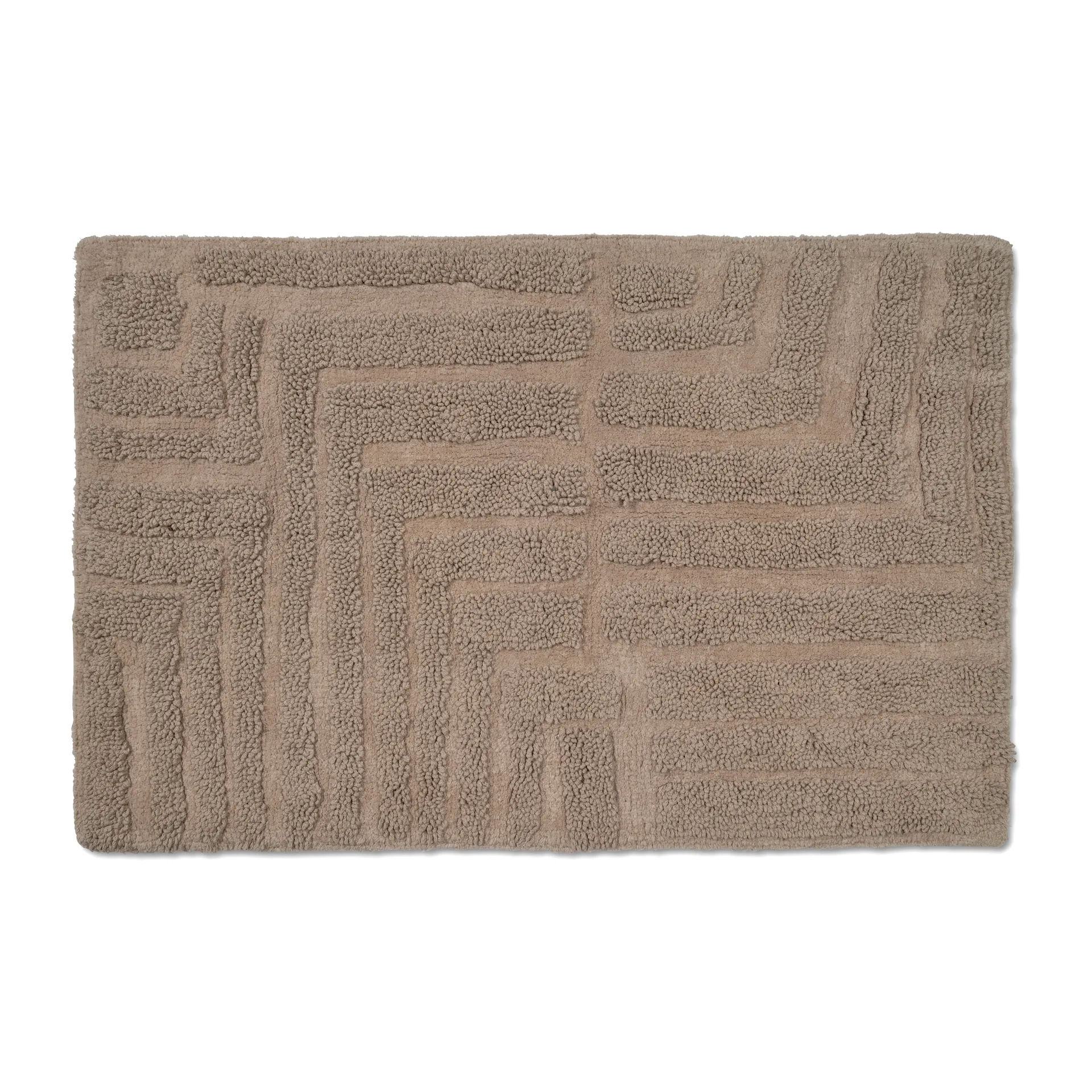 Alfombra de baño Field 60x90 cm, Simply taupe Classic Collection