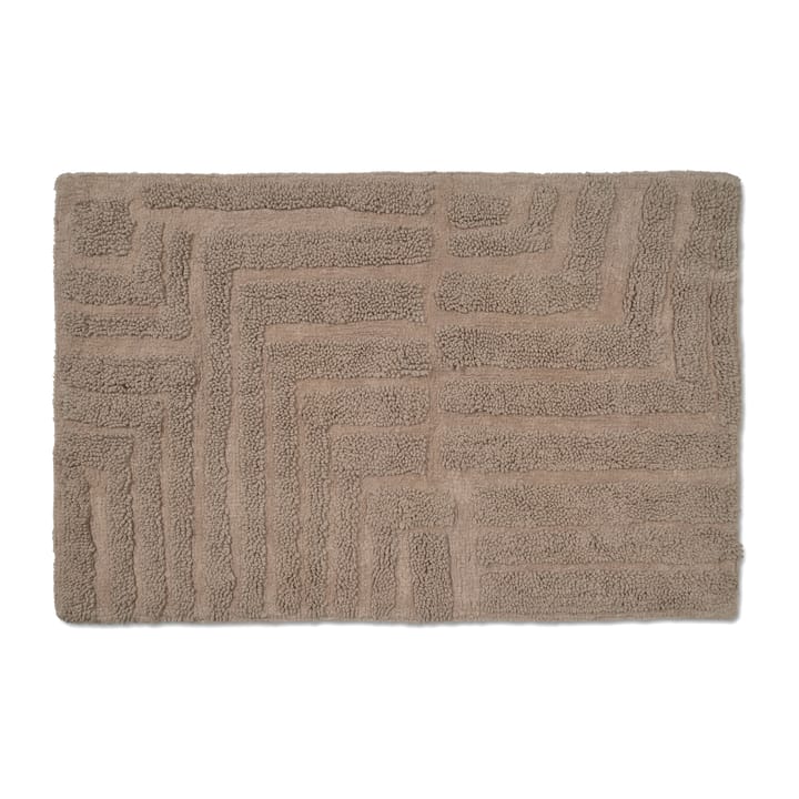 Alfombra de baño Field 60x90 cm - Simply taupe - Classic Collection