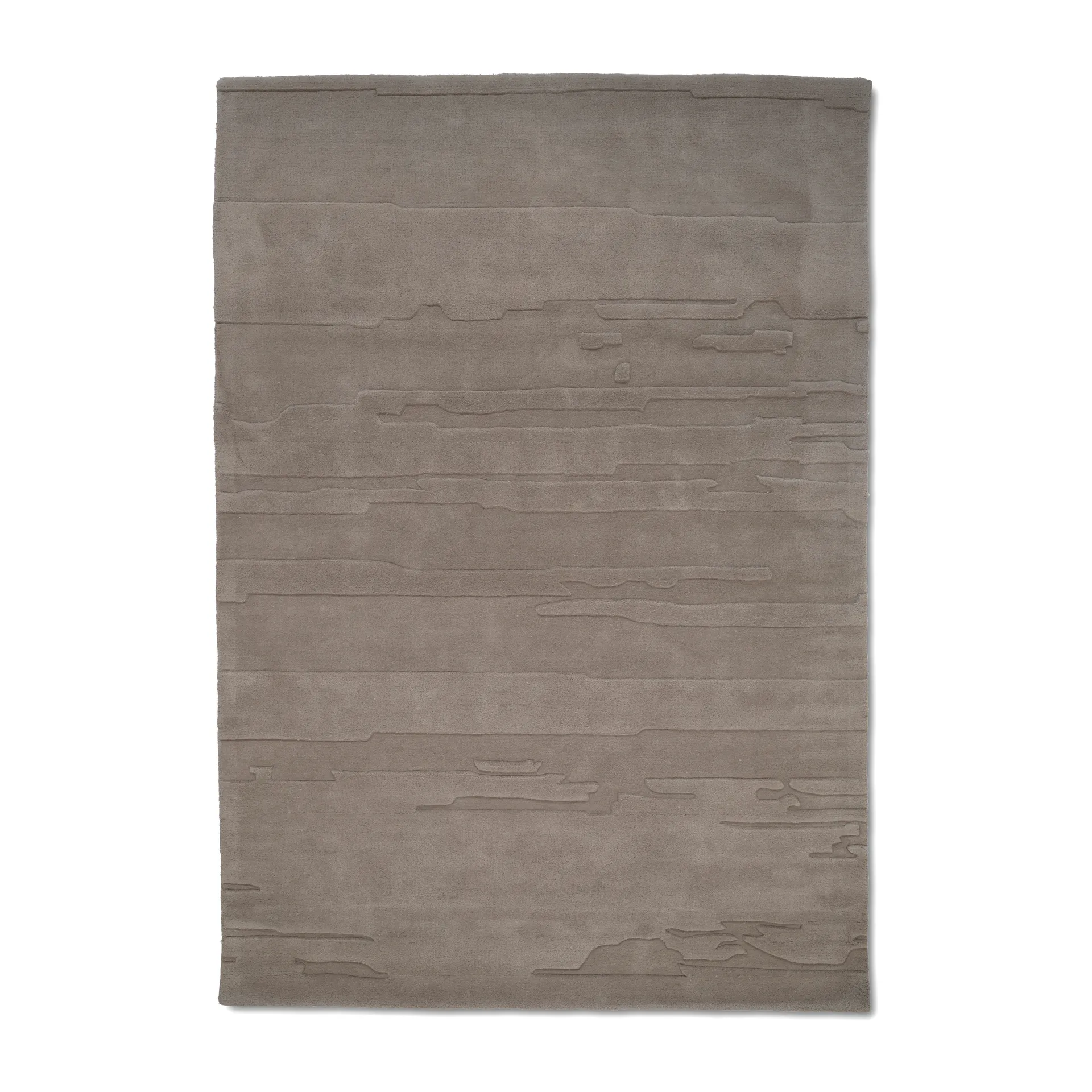 Alfombra de lana Carved 170x230 cm, Silver Classic Collection