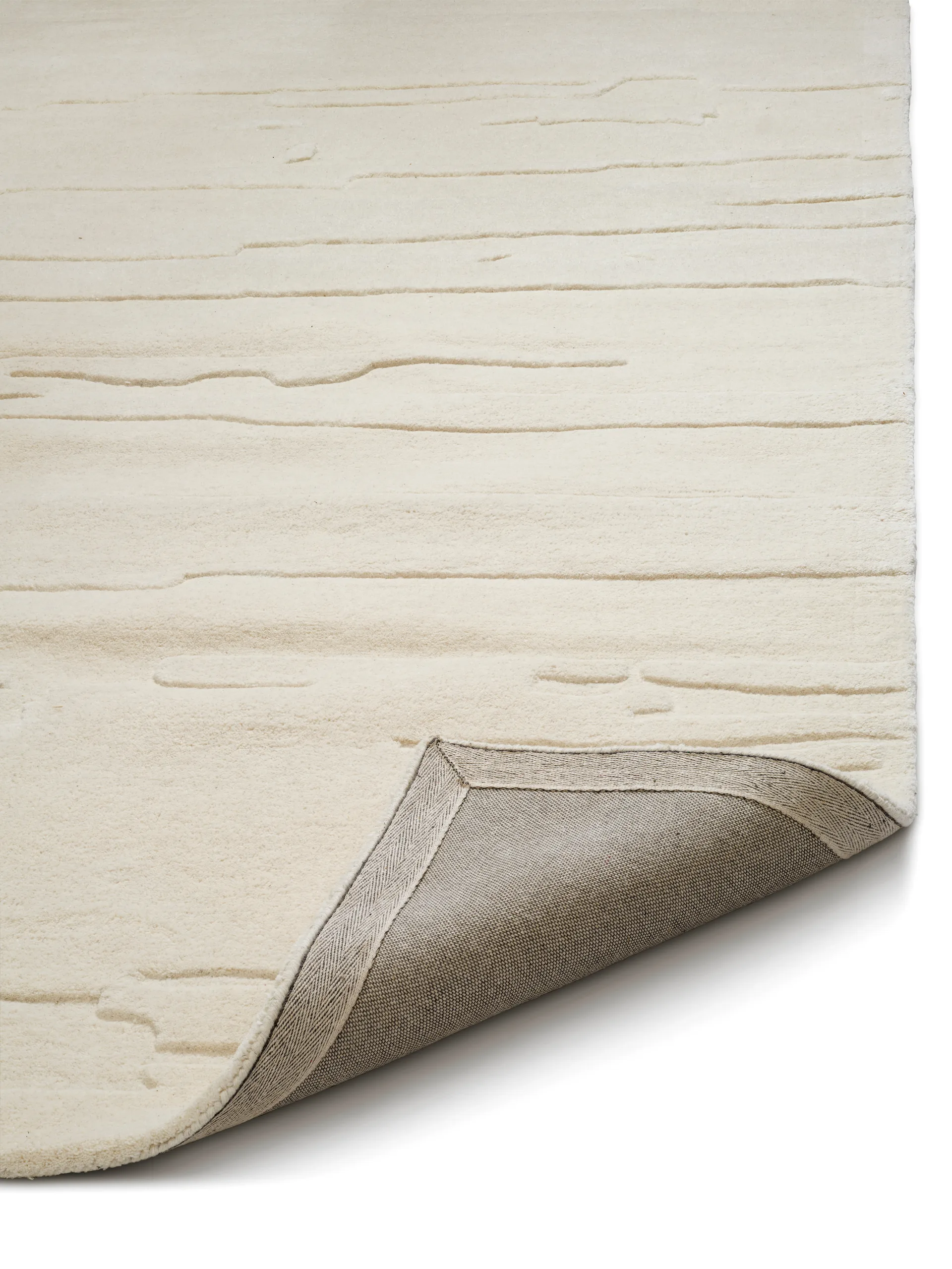 Alfombra de lana Carved 250x350 cm, Ivory Classic Collection