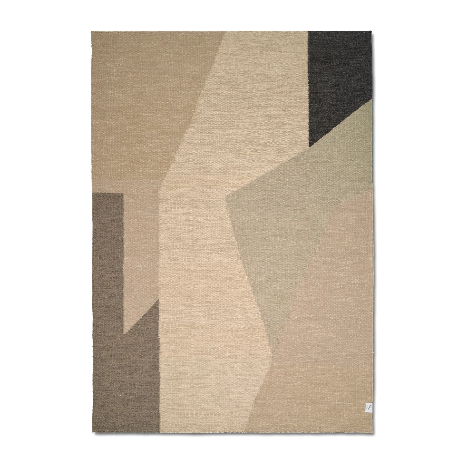 Alfombra de lana Cliff 170x230 cm, Beige Classic Collection