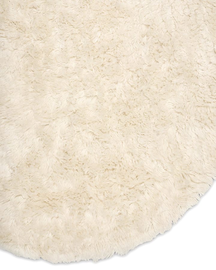 Alfombra de lana Cloudy Ø160 cm, blanco natural Classic Collection