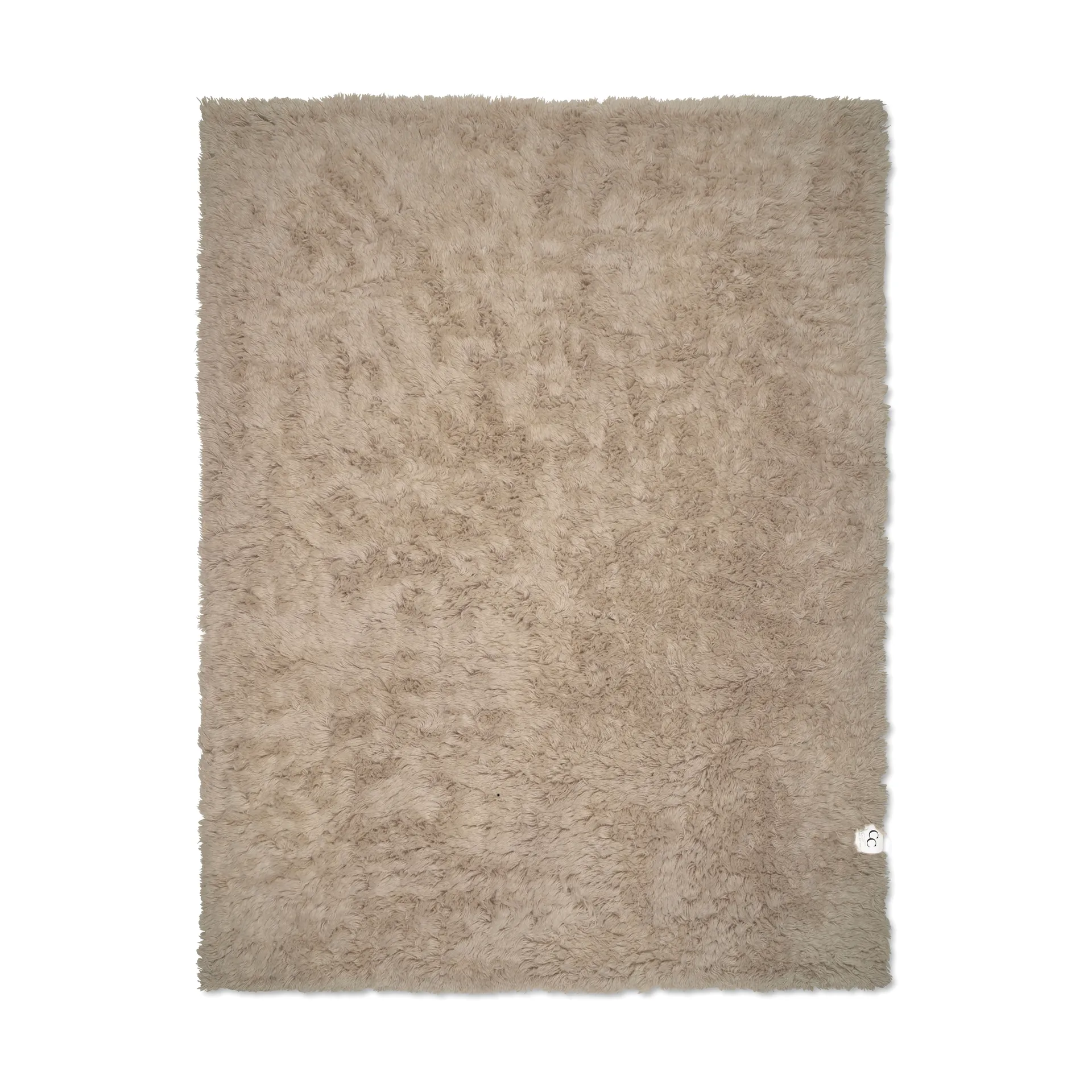Alfombra de lana Cloudy 170 x 230 cm, Beige Classic Collection