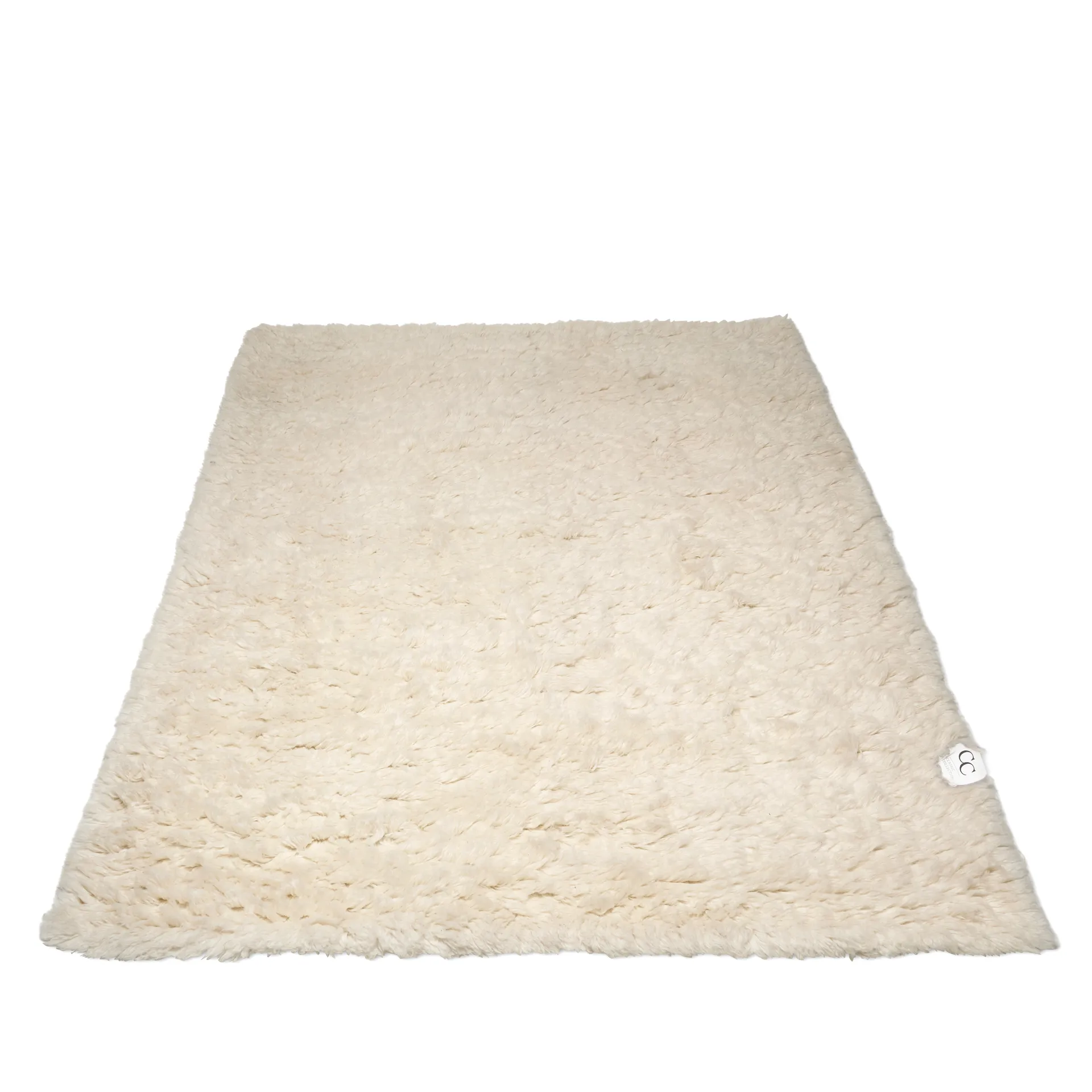 Alfombra de lana Cloudy 250x350 cm, Blanco natural Classic Collection