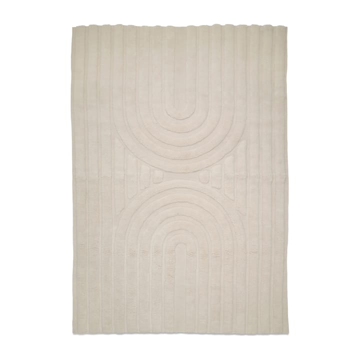 Alfombra de lana Curve 170x230 cm - Ivory - Classic Collection