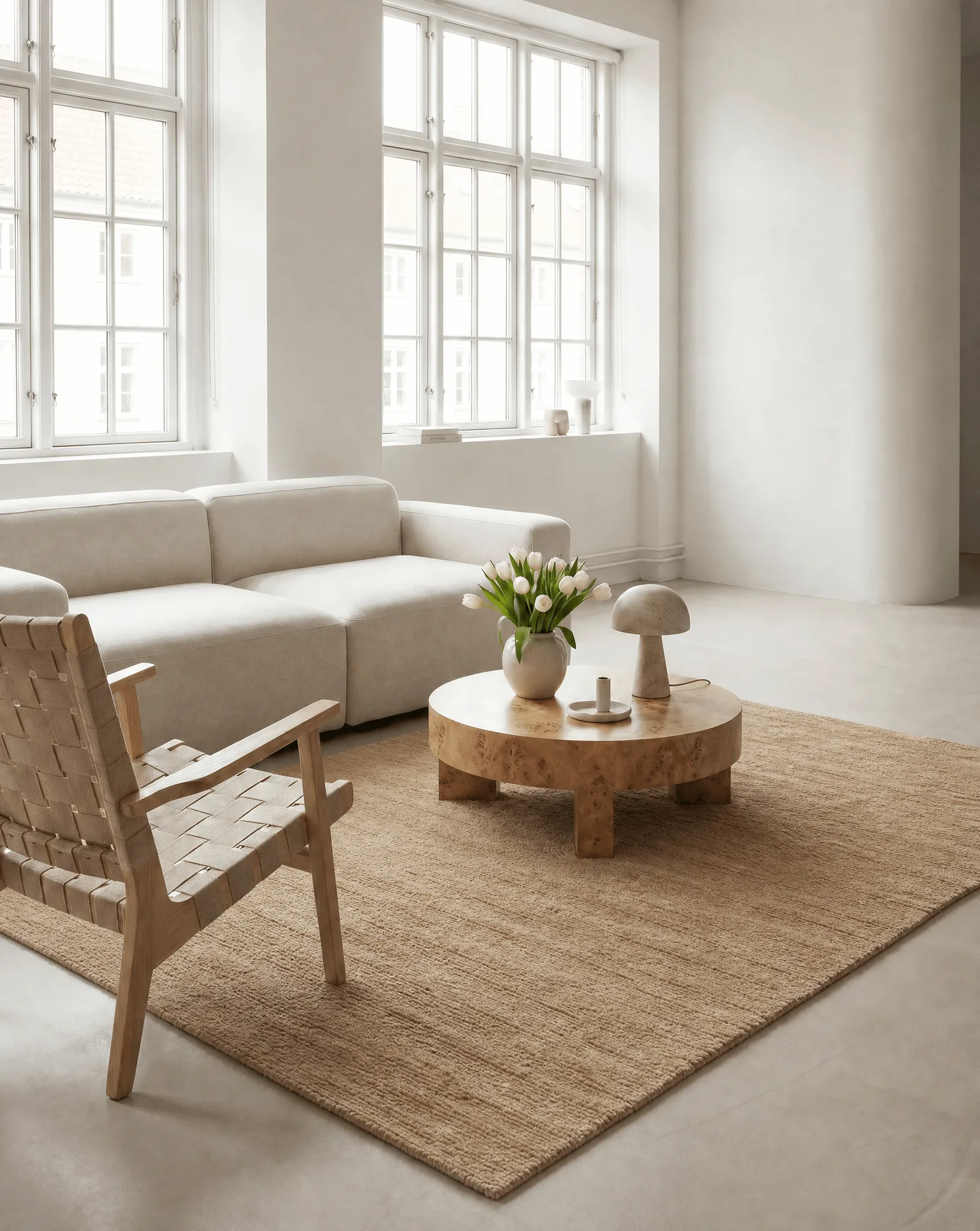Alfombra de lana Dune, Wheat, 250x350 cm Classic Collection