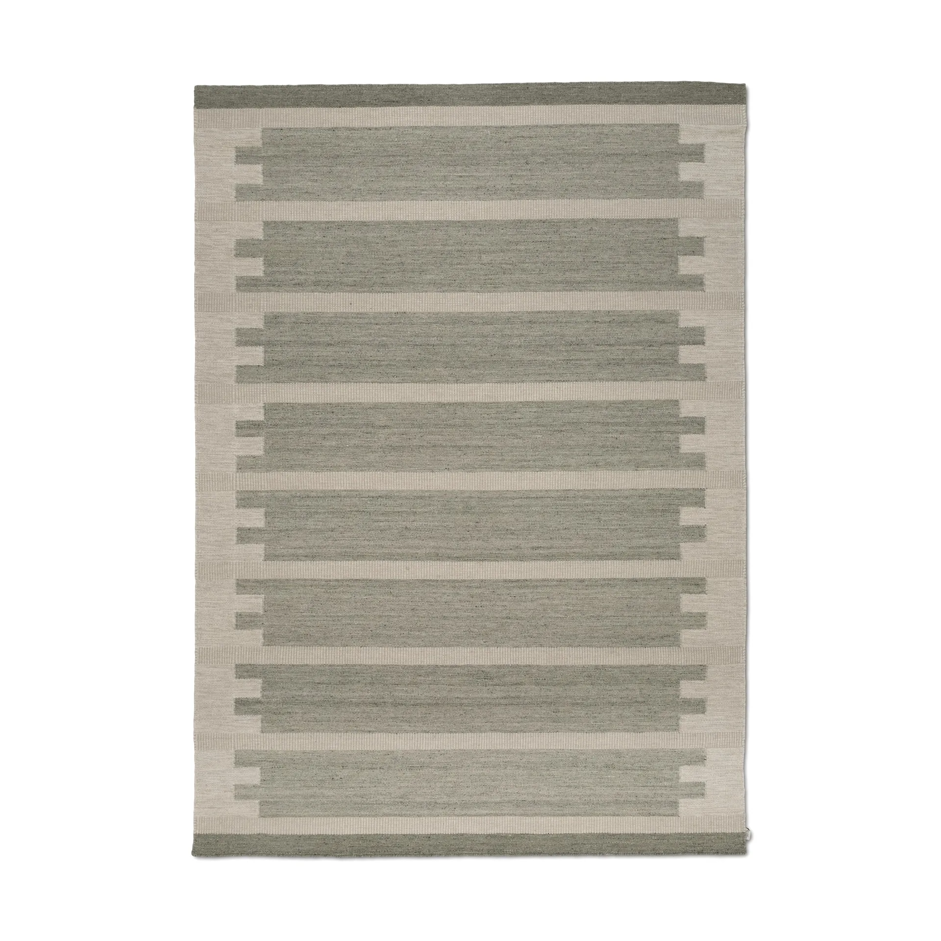 Alfombra de lana Falsterbo, Green, 230x330 cm Classic Collection