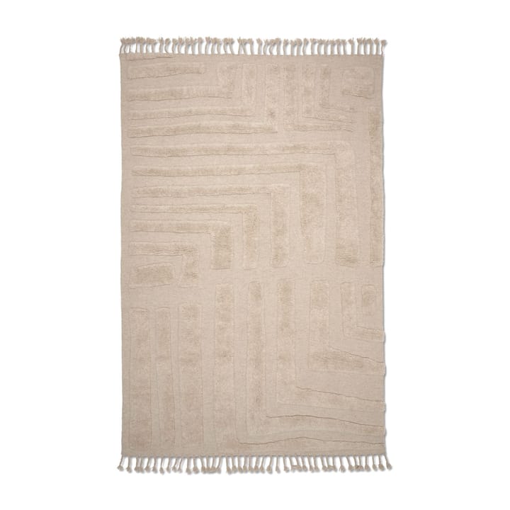 Alfombra de lana Field 170x230 cm - Natural Beige - Classic Collection