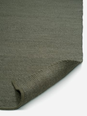 Alfombra de lana Merino 140x200 cm - verde oscuro - Classic Collection