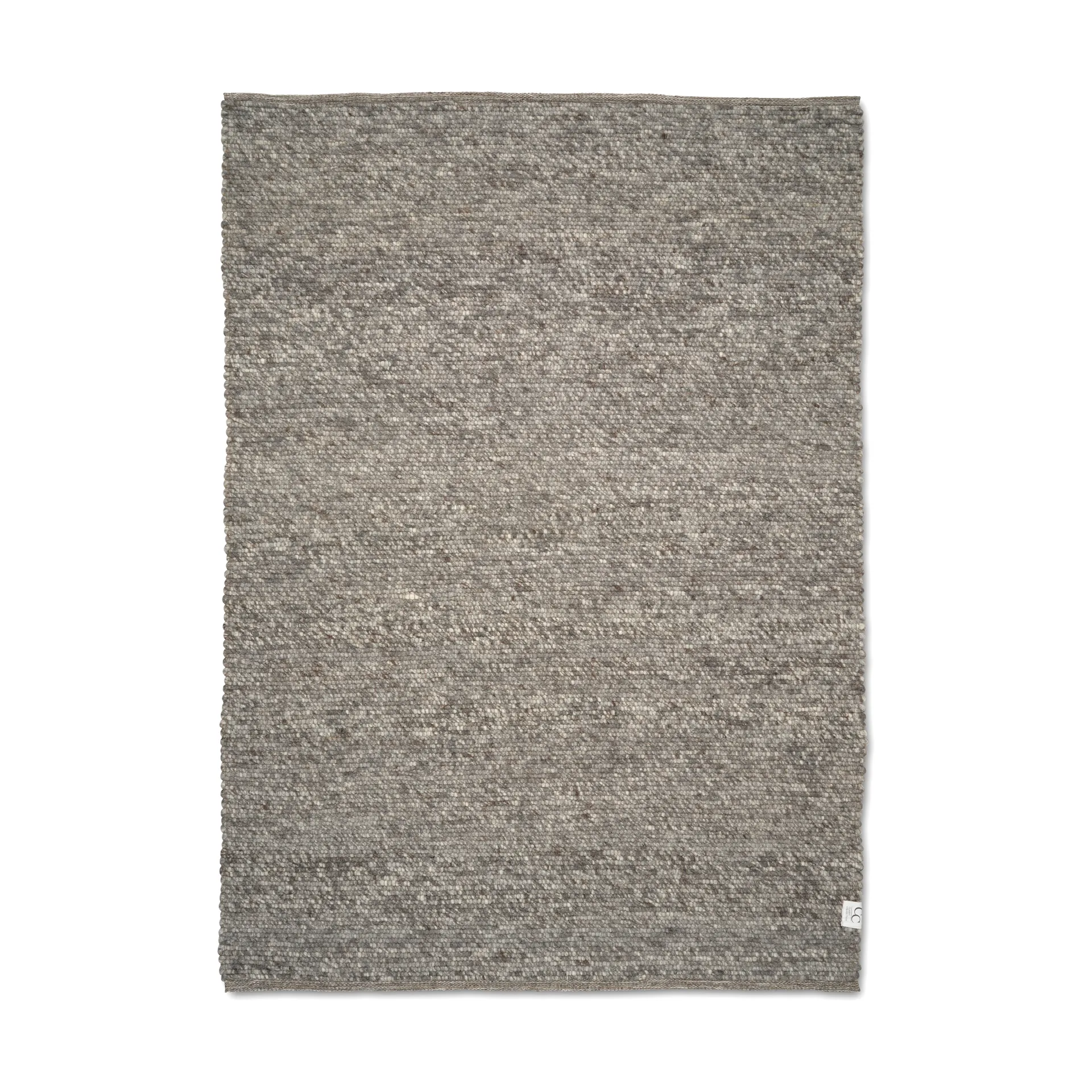 Alfombra de lana Merino 170x230 cm, gris Classic Collection