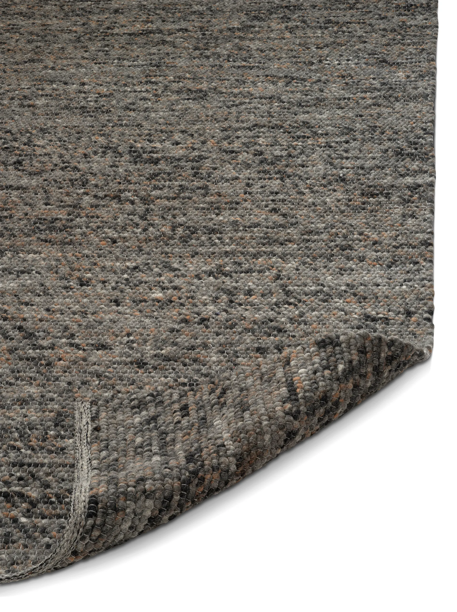 Alfombra de lana Merino 200x300 cm, Grey melange Classic Collection