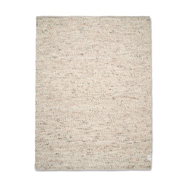 Alfombra de lana Merino 250x350 cm - beige natural - Classic Collection