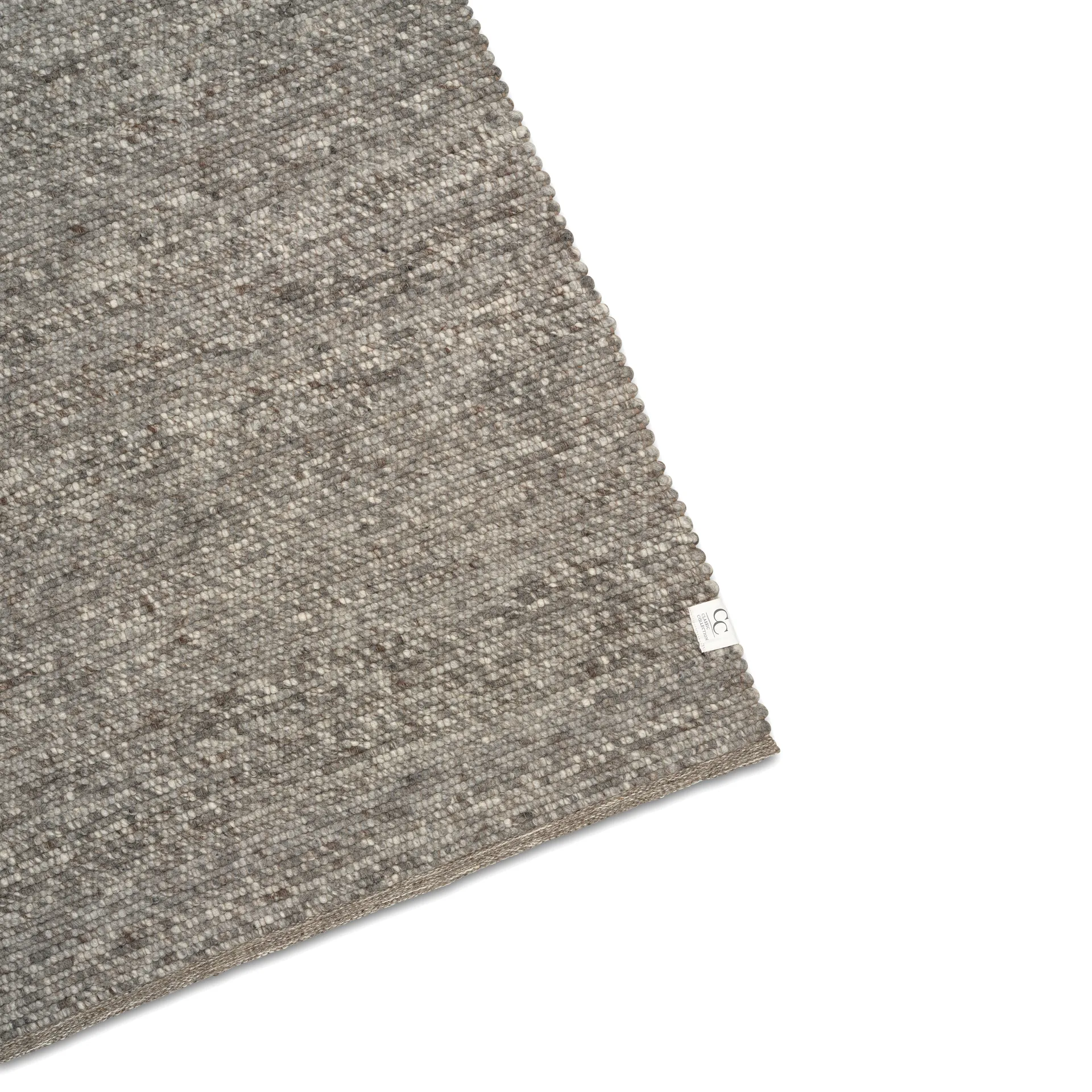Alfombra de lana Merino 250x350 cm, gris Classic Collection