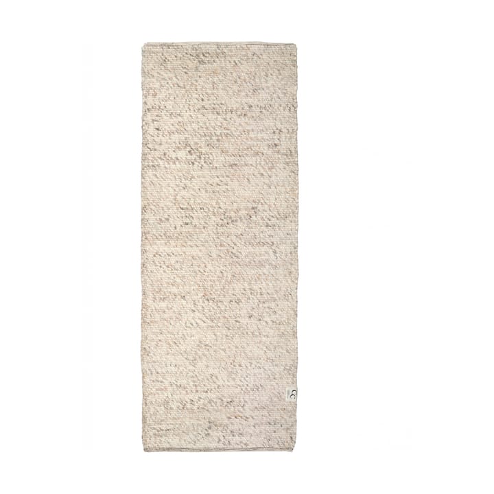 Alfombra de lana Merino 80x250 cm - beige natural - Classic Collection