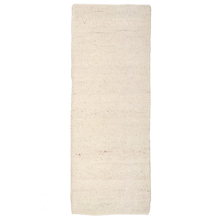 Alfombra de lana Merino 80x250 cm - blanco - Classic Collection