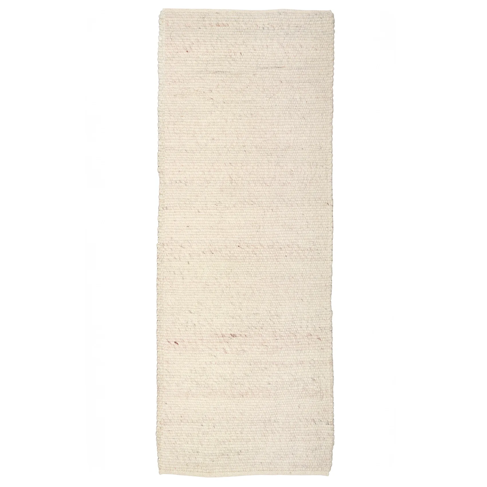 Alfombra de lana Merino 80x250 cm, blanco Classic Collection