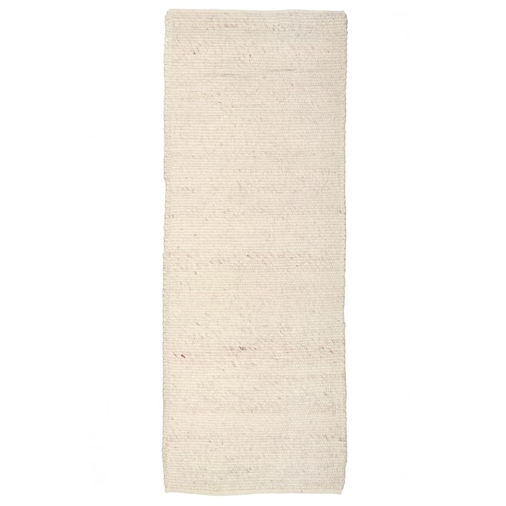 Alfombra de lana Merino 80x250 cm - blanco - Classic Collection