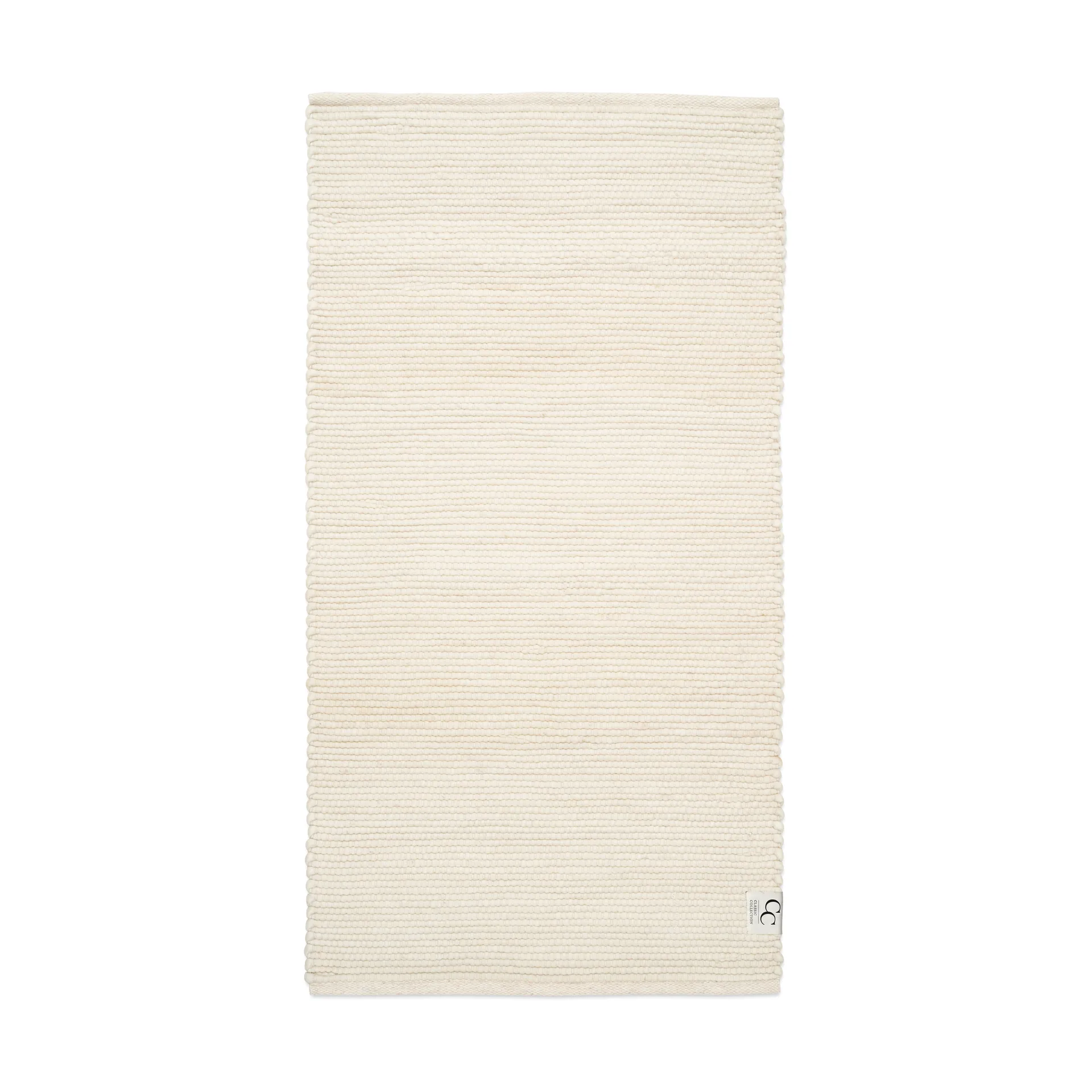 Alfombra de lana Merino 80x250 cm, blanco Classic Collection