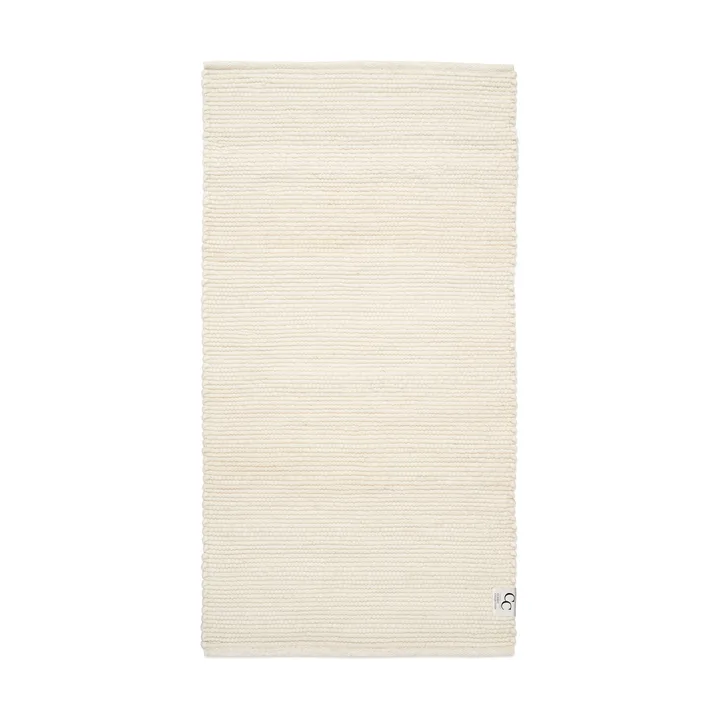 Alfombra de lana Merino 80x250 cm - blanco - Classic Collection
