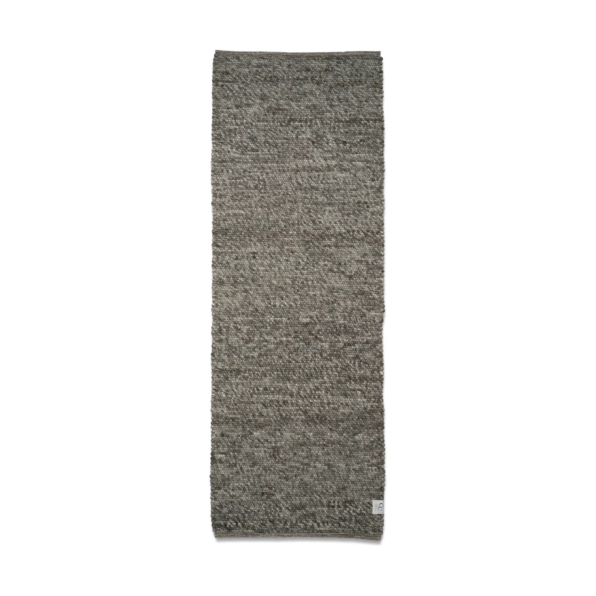 Alfombra de lana Merino 80x250 cm, gris Classic Collection