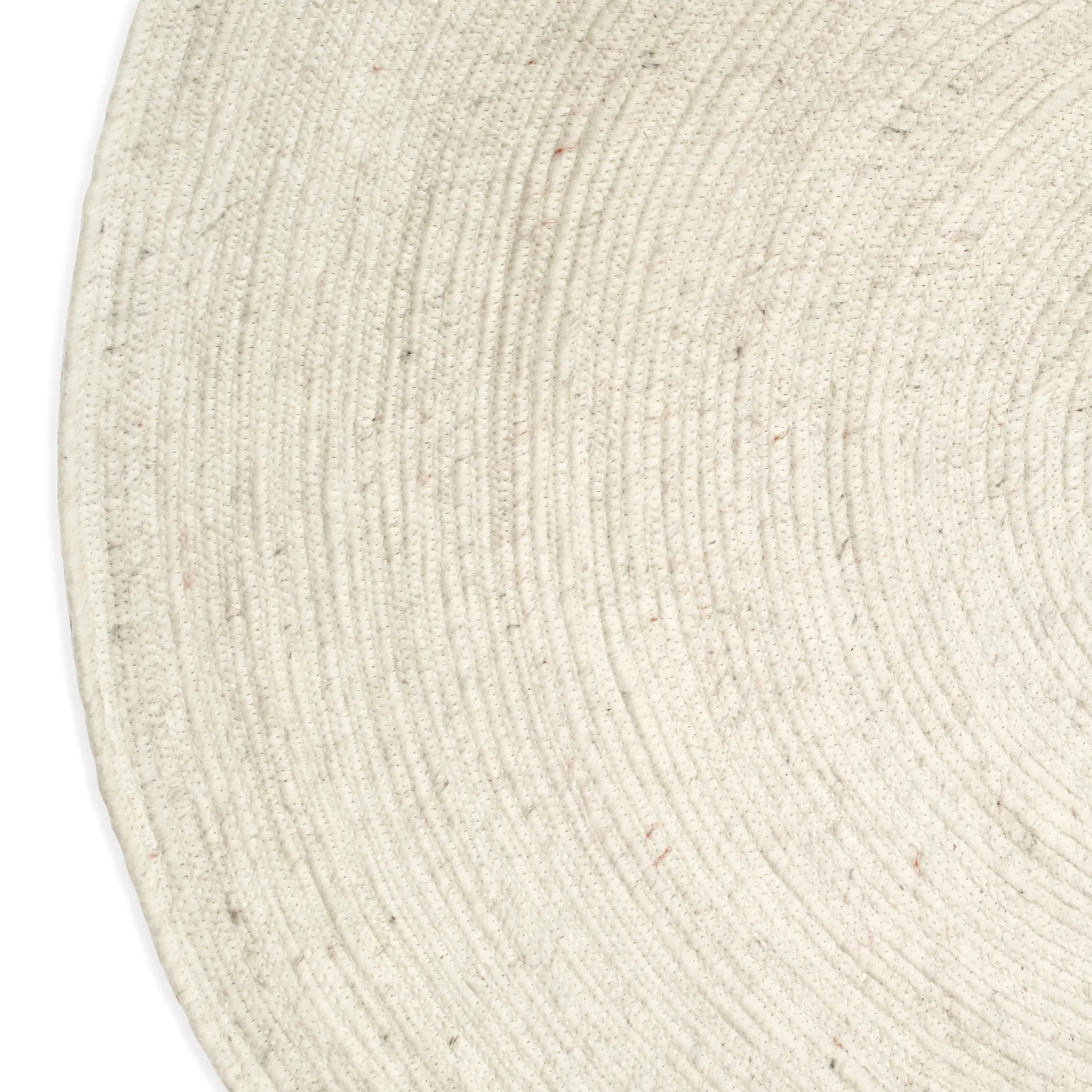Alfombra de lana Merino redonda Ø160 cm, blanco Classic Collection