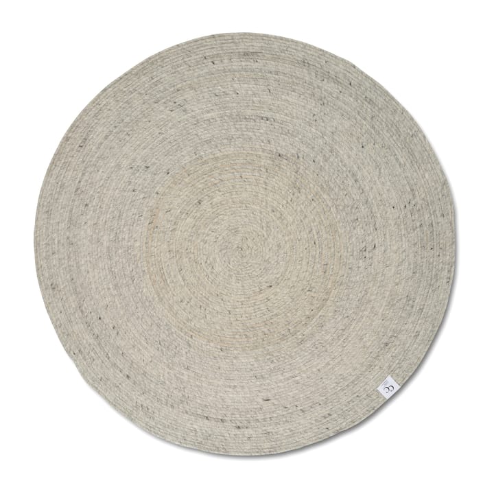 Alfombra de lana Merino redonda Ø160 cm - Concrete - Classic Collection