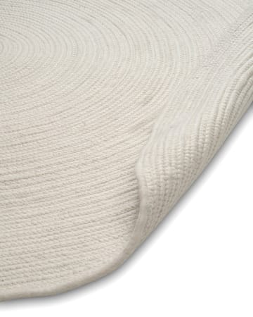 Alfombra de lana Merino redonda Ø200 cm - blanco - Classic Collection