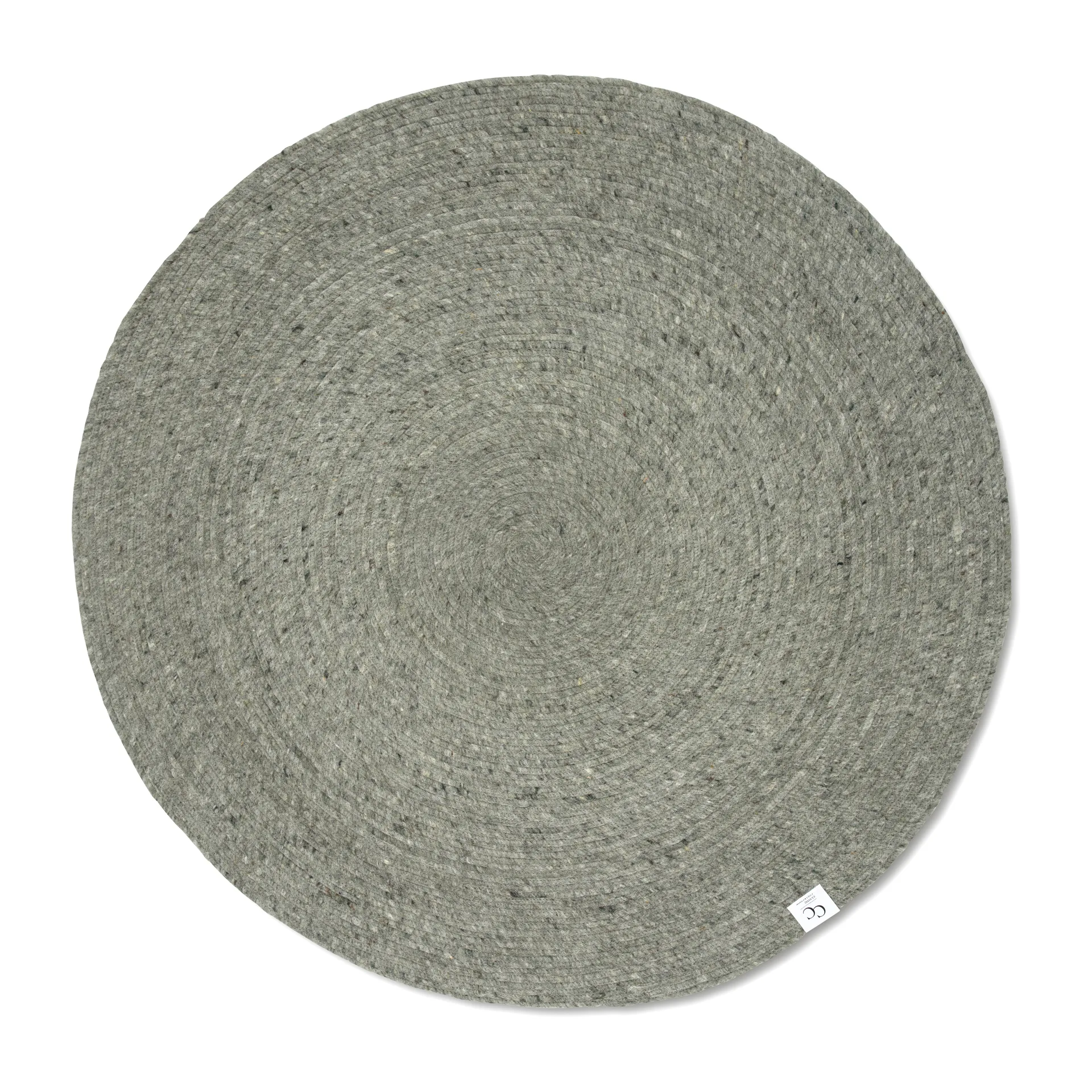 Alfombra de lana Merino redonda Ø200 cm, Green Classic Collection