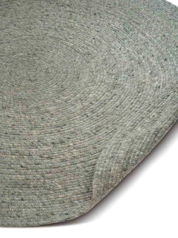 Alfombra de lana Merino redonda Ø240 cm, Green Classic Collection