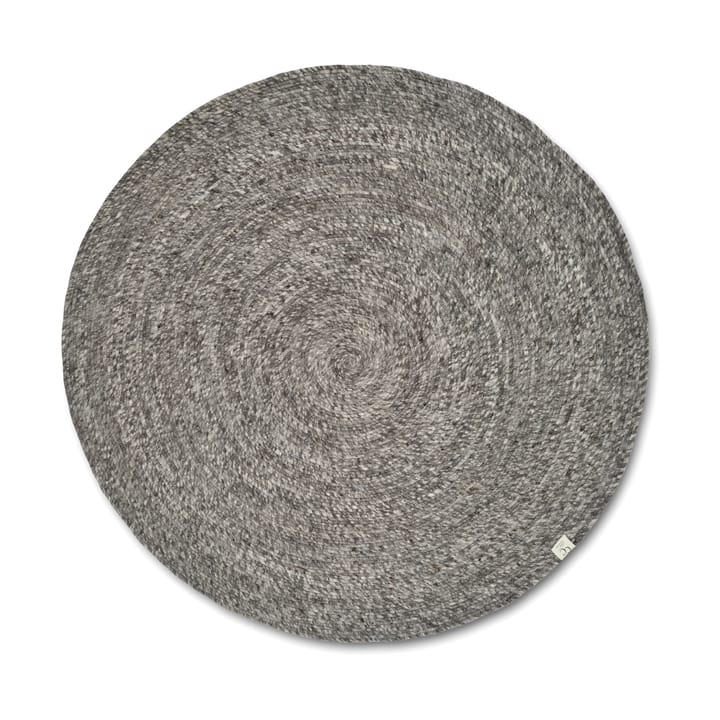 Alfombra de lana Merino redonda Ø240 cm - Grey - Classic Collection