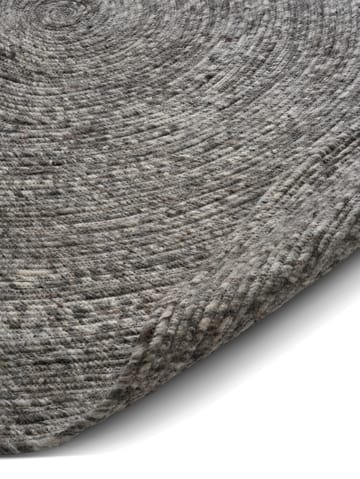 Alfombra de lana Merino redonda Ø240 cm - Grey - Classic Collection
