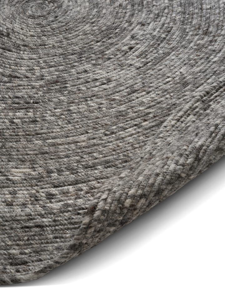 Alfombra de lana Merino redonda Ø240 cm, Grey Classic Collection
