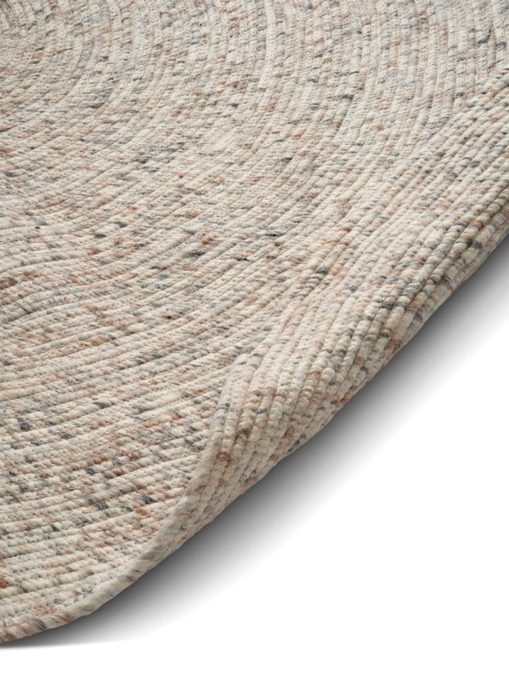 Alfombra de lana Merino redonda Ø240 cm, Natural beige Classic Collection