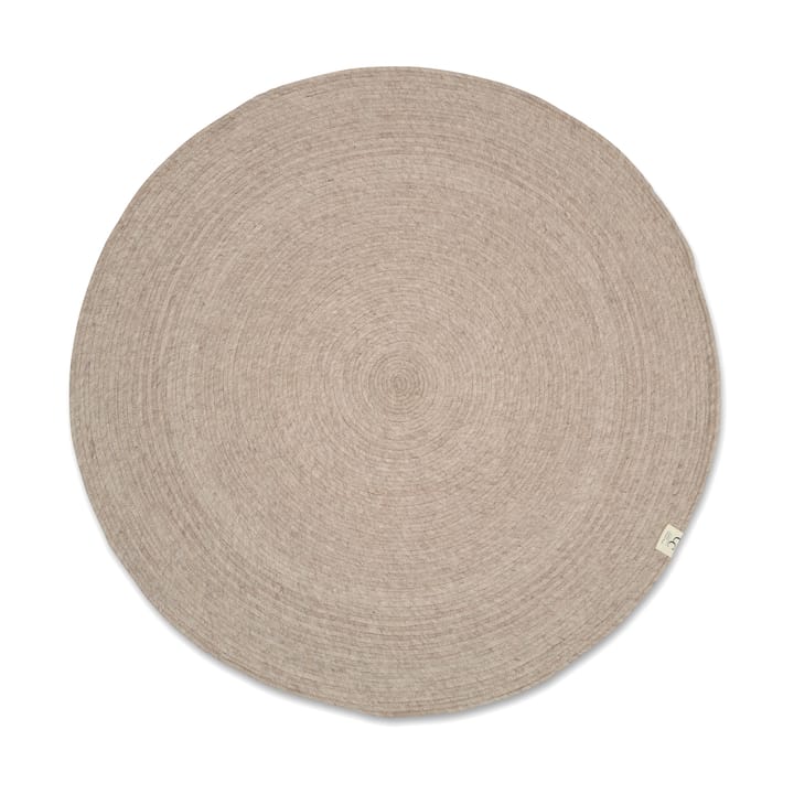 Alfombra de lana Merino redonda Ø240 cm - Oat - Classic Collection