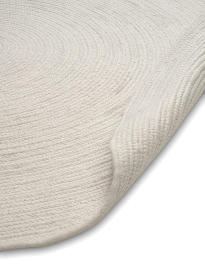 Alfombra de lana Merino redonda Ø240 cm, White Classic Collection