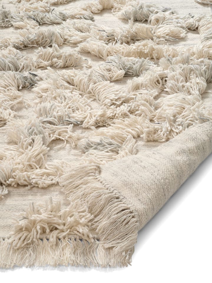 Alfombra de lana Rio 170x230 cm, Ivory melange Classic Collection